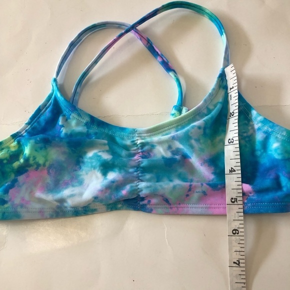 Bundle Art Class Cat & Jack Girl Tie dyed Bralette Blue Stars Bikini Bottoms 3Pc - Picture 3 of 14